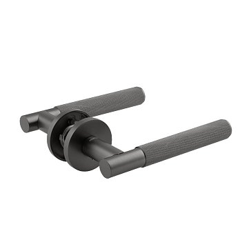 Изображение товара Дверная ручка Нора-М 139А Slim графит межкомнатная современная ручка