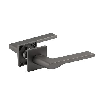 Изображение товара Ручка дверная Нора-М 144K Slim графит для межкомнатных дверей алюминиевая