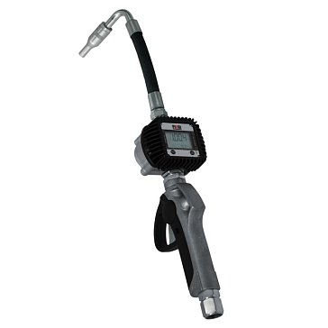 Изображение товара Пистолет с электронным счетчиком для масла Piusi Easy K400 F00984010, 1/2" BSP, гибкий носик (HP), 30 л/мин