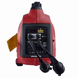 Генератор бензиновый инверторный Honda EU 10 I EU10IT1RH (Азиатский разьем с переходником, 1 кВт, 3.9 А)