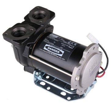Изображение товара Роторный лопастной электронасос Piusi BP 3000 24/12V F00347000, для ДТ, 50/30 л/мин, безрезьбовой, б/эл.компл.