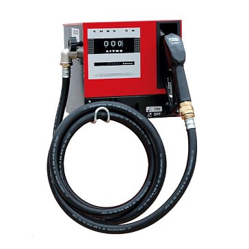 Изображение товара Топливораздаточная колонка Piusi Cube 56 DC 12V F0057600C, механический счетчик, автоматический пистолет, 56 л/мин