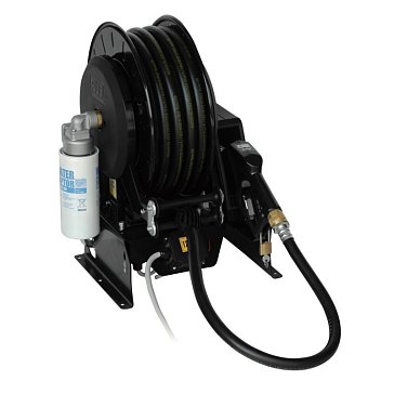 Изображение товара Заправочный модуль с катушкой Piusi Pitstop DC 12V F00212000, 14 м, автоматический пистолет, фильтр сепаратор, 45 л/мин