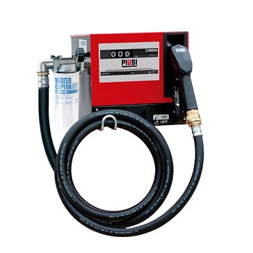 Изображение товара Топливораздаточная колонка Piusi Cube 56/33+Filter F00575400, механический счетчик, автоматичиский пистистолет, фильтр, 56 л/мин