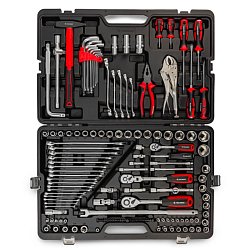 Набор ручных инструментов Runtec TECHNIC RT-HT142T, 142 предмета, 1/2", 3/8", 1/4"