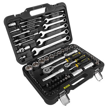 Изображение товара Набор инструментов Berger BG082-1214 82 предмета для слесарных и монтажных работ