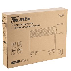 Конвектор электрический MTX CH-1500 98106, 1500 Вт, X-образный нагреватель