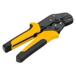 Клещи для обжима наконечников штыревых Denzel 17743, НШВ, НШВИ, НШВИ-2, 0,5-4 мм2 