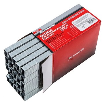 Изображение товара Скобы для степлера Matrix 57662 19 мм 5000 шт надежное крепление