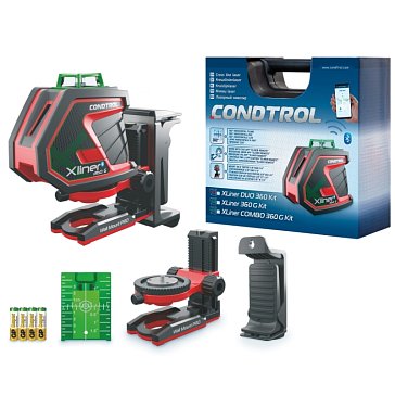 Изображение товара Нивелир лазерный Condtrol Xliner 360G Kit 1-2-408 с зеленым лазером