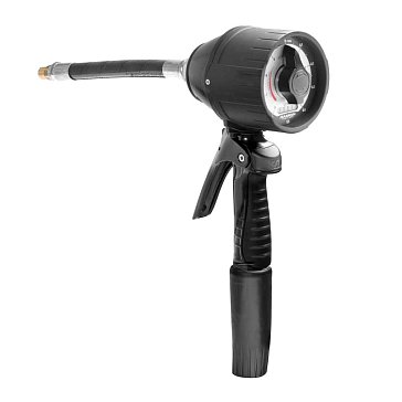 Изображение товара Механический пистолет c ротационным расходомером Samoa MC30 365803, литры, гибкий наконечник, автоматический каплеотсекатель, масло