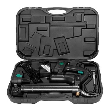 Изображение товара Насос для консистентной смазки Samoa 160103, с питанием от аккумуляторов 18 В, с одной батареей Li-ION в комплекте