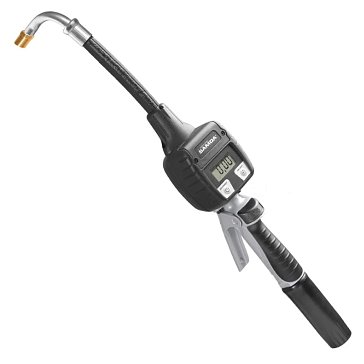 Изображение товара Раздаточный пистолет Samoa 365535, для масла и антифриза, электронный счетчик, гибкий наконечник 90°, автоматический каплеотсекатель