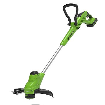 Изображение товара Триммер Greenworks 2107107, 24В, без АКБ и ЗУ 