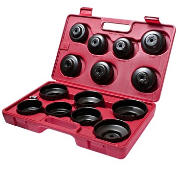 Изображение товара Набор съемников масляных фильтров JTC JTC-JW0001 14 предметов в кейсе