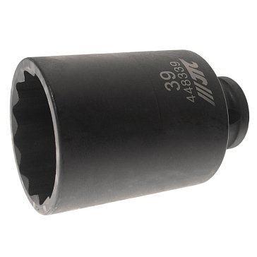 Изображение товара Торцевая ударная головка 12-гранная 39 мм 1/2" JTC-448339 профессиональный инструмент