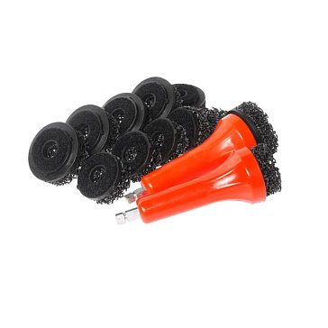 Изображение товара Набор насадок для чистки шпилек ступицы JTC JTC-1541, 14 предметов