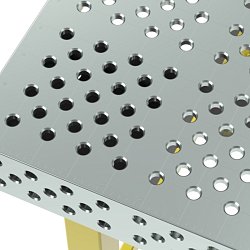 Стол сварочный Старк-профи PRO 4687203341749, 2500х1250х100, 10мм