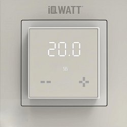 Термостат электронный Iqwatt IQ THERMOSTAT D 400423 (песочный)