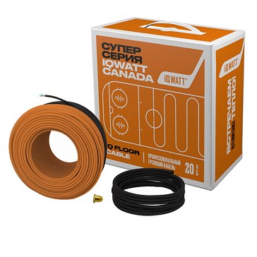 Изображение товара Греющий кабель Iqwatt IQ FLOOR CABLE 00212, 80 м 