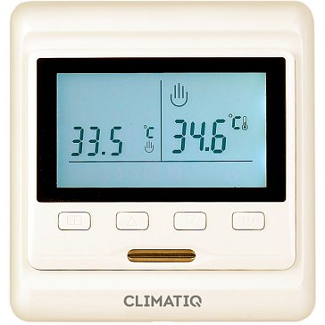 Изображение товара Терморегулятор с ЖК-дисплеем Climatiq PT 20666 (слоновая кость)