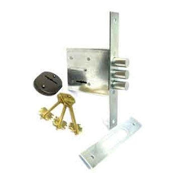 Изображение товара Замок врезной Симеко БИФ 0010-1-3 5560, полный комплект 