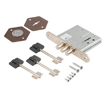 Изображение товара Врезной замок Просам 80100-ЗВ8-8/13 НШ, стильный хром, надежная защита