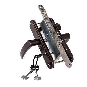 Изображение товара Замок врезной Просам 88011-ЗВ9-8 3/13 Левый РФ-09, медный антик, для дверей Бульдорз, х214