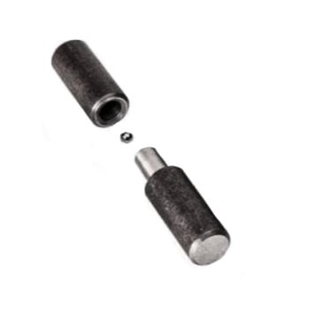 Изображение товара Гаражная петля Рыбинск х342 со шариком 22мм хромированная