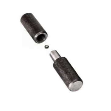 Изображение товара Гаражная петля Рыбинск х344 с шариком 30 мм сталь хром для дверей