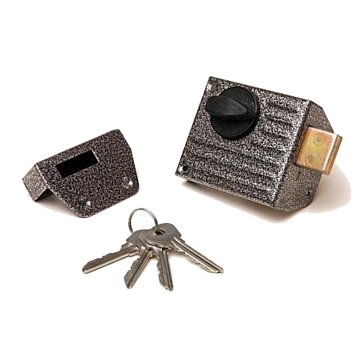 Изображение товара Замок накладной Зенит ЗН1-2.1 6784, серебро 