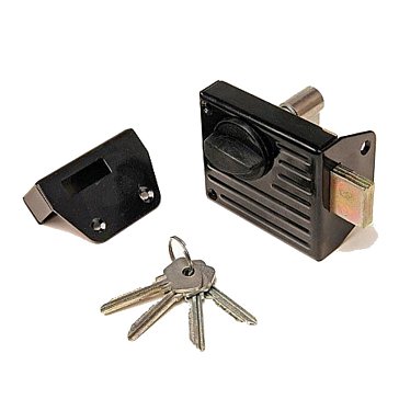 Изображение товара Замок накладной Зенит ЗН1-2.1 7142, черный 