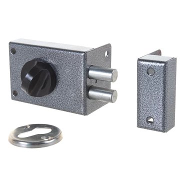 Изображение товара Накладной замок Омега ЗН1. 2Р м548 серебро - надежность и качество