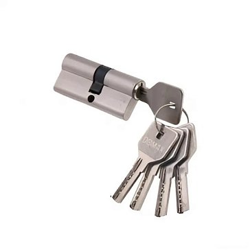 Изображение товара Цилиндровый механизм перфорированный ключ-ключ Damx C70mm SN д906, матовый никель