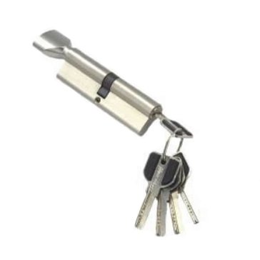 Изображение товара Цилиндровый механизм MSM CW110mm SN д844 с матовым никелем и перфорированным ключом