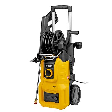 Изображение товара Моечная машина высокого давления Denzel R-180iD 58266, 2000 Вт, 180 бар, 420 л/ч, асинхронный двигатель, барабан