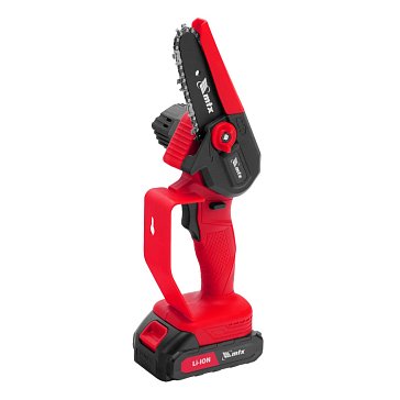 Изображение товара Цепная мини-пила аккумуляторная MTX MCS-100 58640, шина 100 мм, Li-Ion, 20 В