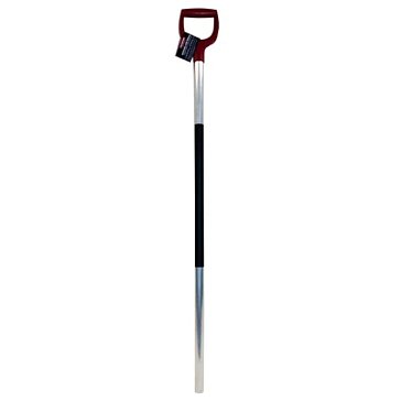 Изображение товара Черенок для лопаты Fachmann 05.053, алюминиевый, с красной ручкой, Garten, D-32мм, 133 см, с термоусадкой