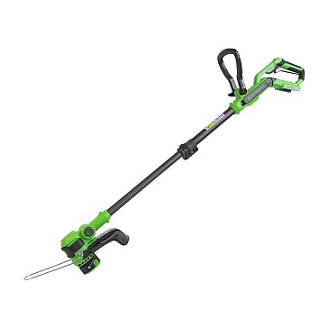 Изображение товара Триммер Greenworks G24LT301 2113207, 24В, 2 в 1, аккумуляторный, 30 см, без АКБ и ЗУ