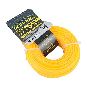 Изображение товара Леска триммерная Snirrex 15-01-504, звезда, 2.4 мм х 50 м 