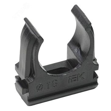 Изображение товара Держатель с защелкой IEK ELASTA CF16 CTA10D-CF16-K02-100, черный