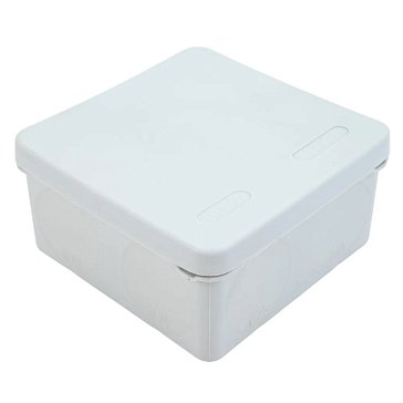 Изображение товара Коробка распределительная IEK КМ42455 UKO21-100-100-050-K41-66, о/п 100х100х50мм, IP67, 8 вводов, серая