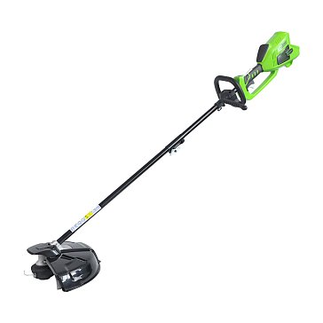 Изображение товара Аккумуляторный триммер Greenworks GD40BC 40В без АКБ и ЗУ, легкий и мощный садовый инструмент