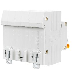 Автоматический выключатель IEK KARAT ВА47-100 MVA40-3-063-C, 3P C 63А 10кА