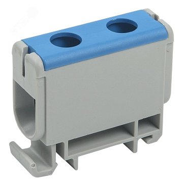 Изображение товара Клемма вводная IEK YZN12-050-K07, силовая, КВС 6-50 кв.мм, синяя