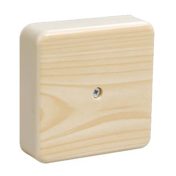 Изображение товара Распределительная коробка IEK КМ41212-04 для наружного монтажа 75х75х20 мм сосна