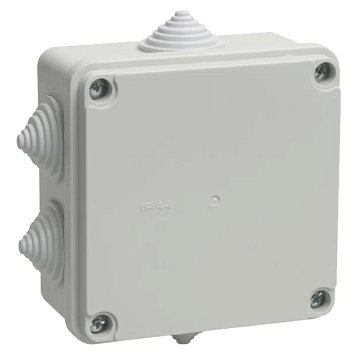 Изображение товара Распределительная коробка IEK КМ41234 100х100х50 IP55 для наружного монтажа