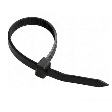 Изображение товара IEK хомут UHH32-D036-200-100 нейлон черный 200 мм 3.6 мм 100 шт