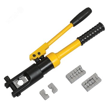 Изображение товара Ручной гидравлический пресс IEK ПГР-120 TKL10-002 для обжима наконечников из алюминия и меди