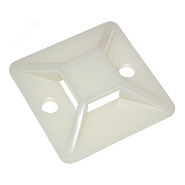 Изображение товара IEK UHP30-20-100 монтажная площадка самоклеящаяся 20х20 белая 100 шт